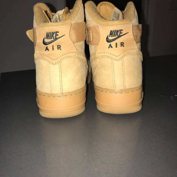 NIKE AIR FORCE ONE'S FLAX SIZE 6 - Picture 6 of 6